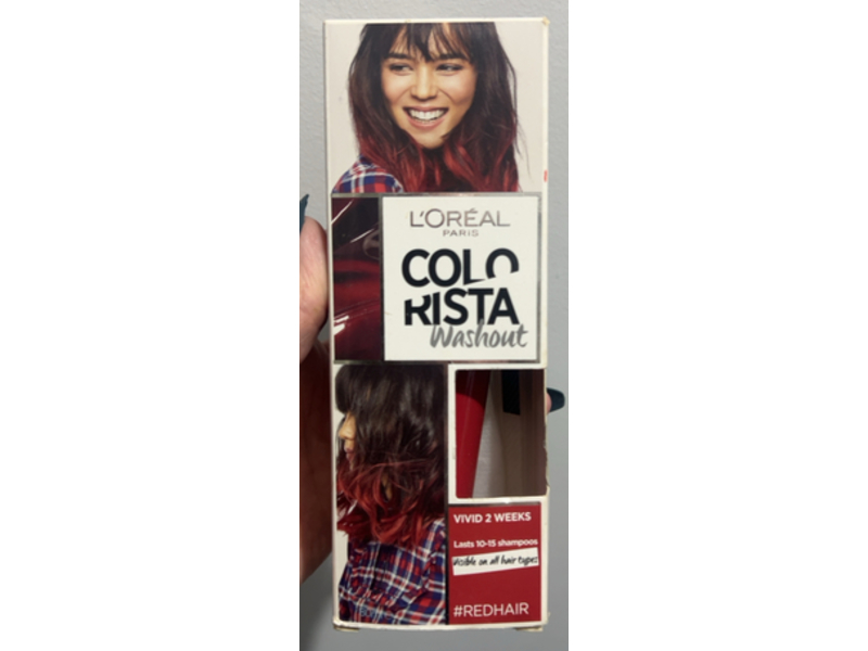 L'oreal Paris Colorista Washout Hair Colour, Redhair, 80 mL