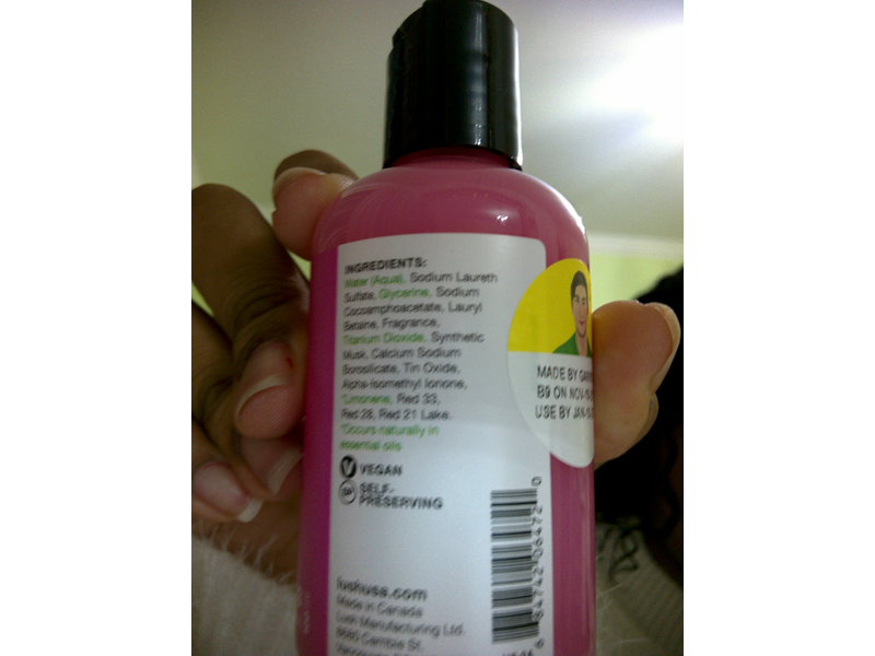 Lush Snow Fairy Shower Gel, 3.3 fl oz Ingredients and Reviews