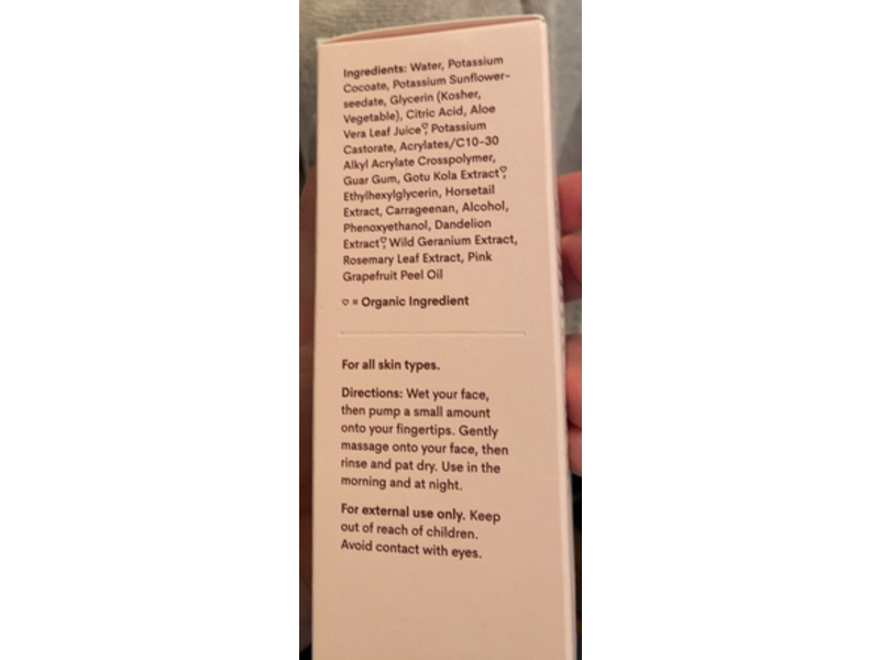 Fleur & Bee So Clean Facial Cleanser, 3.7 fl oz