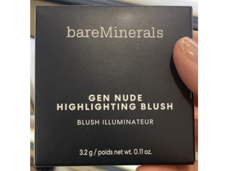 bareMinerals Gen Nude Highlighting Blush, Peach Glow, 0.11 oz/3.2 g