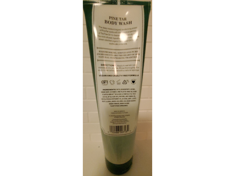 The Grandpa Soap Co Pine Tar Body Wash, Skin Therapy, 9.5 fl oz/200 mL