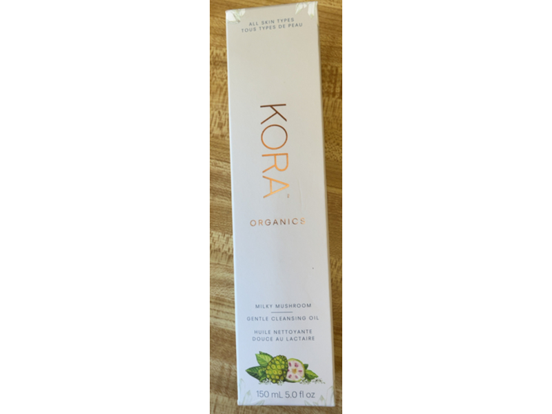 Kora Organics Gentle Cleansing Oil, Milky Mushroom, 5 fl oz/150 mL