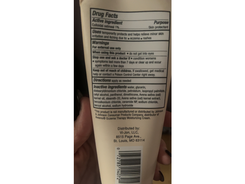 Swan Eczema Soothing Moisturizing Cream, Colloidal Oatmeal, 7.3 oz/207 g