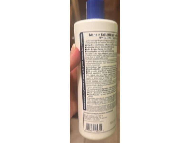 Mane 'n Tail Repair 'n Replenish Conditioner, 15.2 fl oz/450 mL