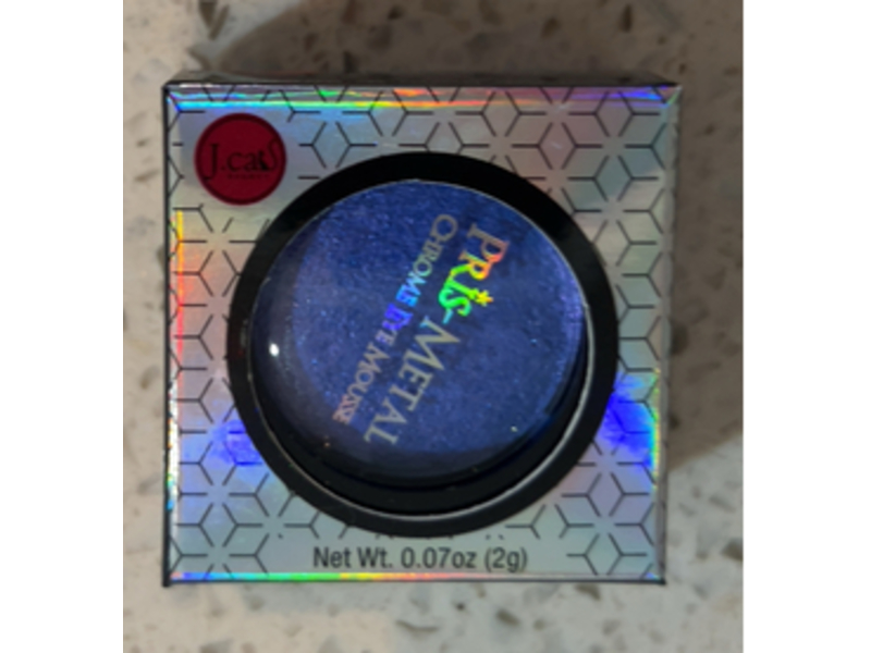 J.Cat Beauty Pris-Metal Chrome Eye Mousse, Poppin Lockin, 0.07 oz/2 g