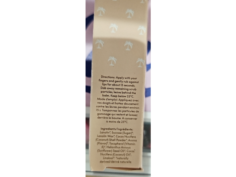 Lanolips Lip Scrub, Coconutter, 0.35 oz/10 g