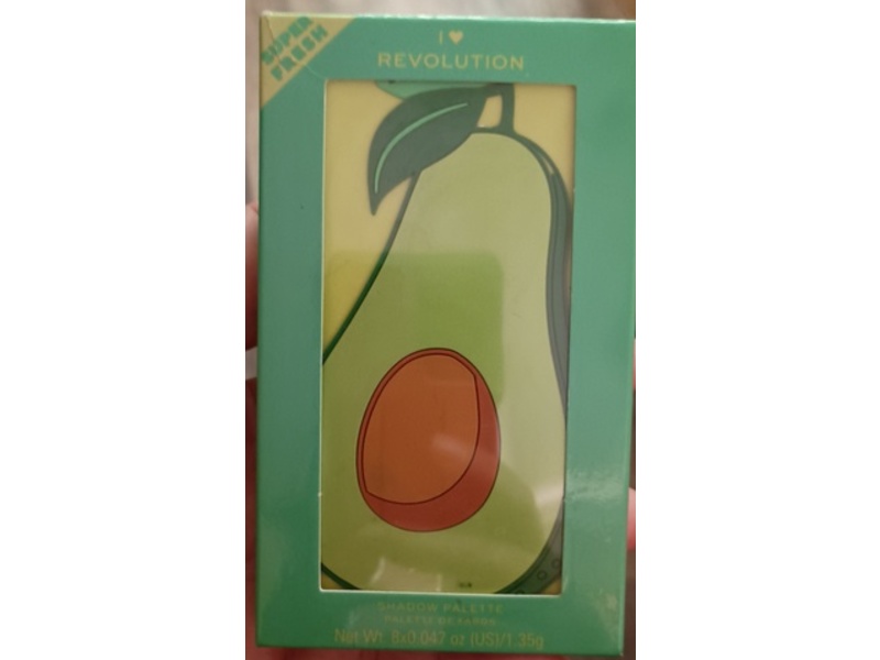 Makeup Revolution Mini Tasty Shadow Palette, Avocado, 0.047 oz/1.35 g