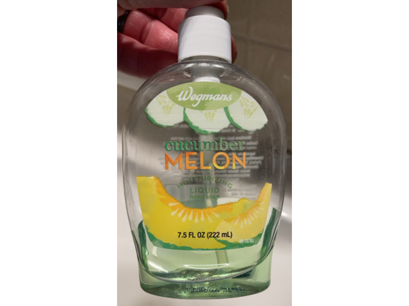 Wegmans Moisturizing Liquid Hand Soap, Cucumber Melon, 7.5 fl oz/222 mL