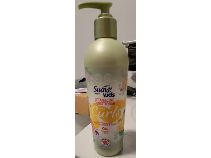 Suave Kids Curls Detangling Conditioner, Sweet Almond & Honey, 20 fl oz/591 mL