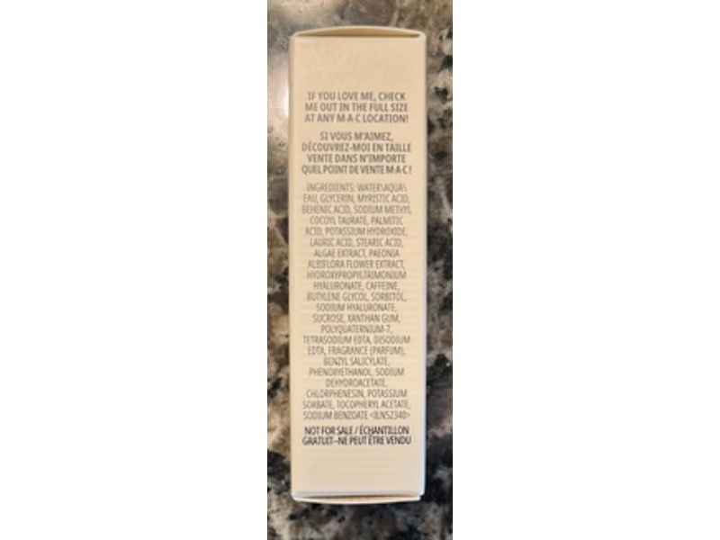 M.A.C Hyper Real Fresh Canvas Cream-To-Foam Cleanser, 0.17 fl oz/5 mL