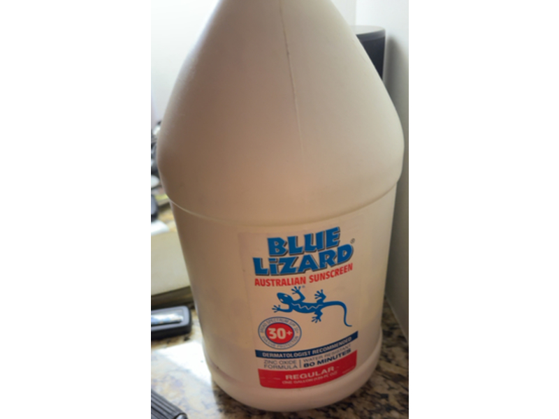 Blue Lizard Australian Sunscreen, Regular, SPF 30+, 128 fl oz