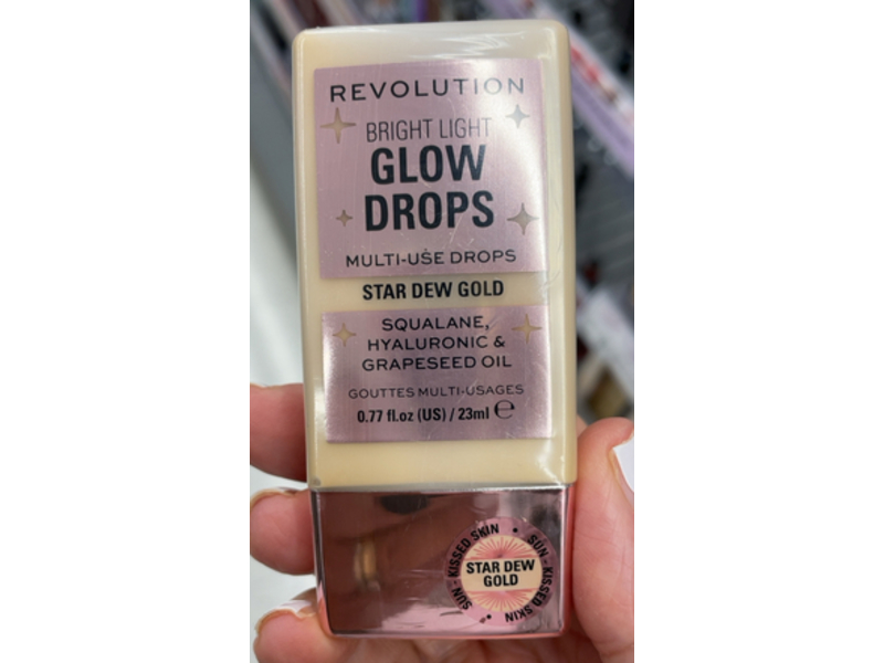 Revolution Bright Light Drops, Golden Star Dew, 0.77 fl oz/23 mL