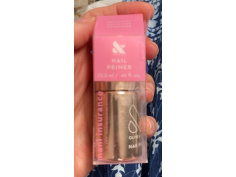 Olive & June Nail Primer, Mani Insurance, 0.46 fl oz/13.5 mL