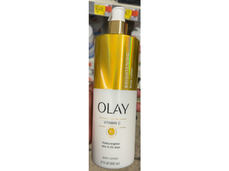 Olay Brightening Body Lotion, Vitamin C, 17 fl oz/502 mL