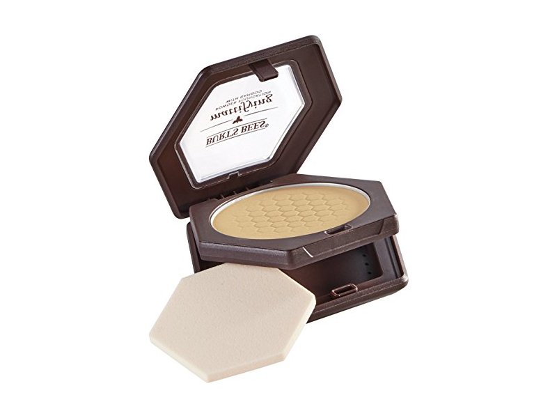 Burt's Bees Mattifying Powder Foundation, Bamboo,1110 Vanilla, 0.3 oz