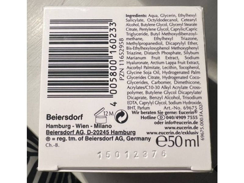 Eucerin Hyaluron-Filler + Elasticity Day Cream, SPF 15, 50 mL