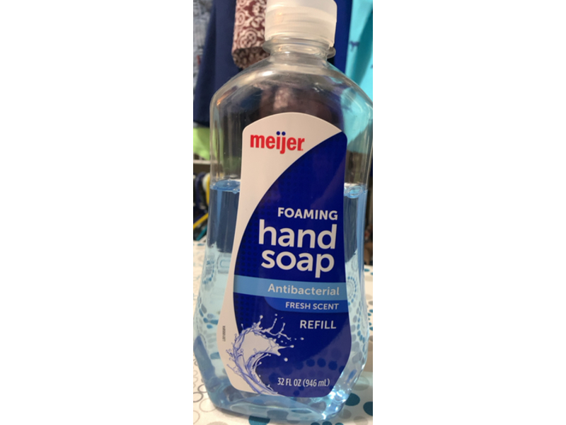 Meijer Foaming Hand Soap, Fresh Scent, 32 fl oz/946 mL