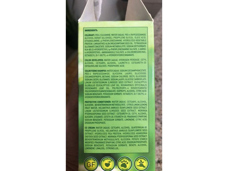 Naturtint Phergal Hair Color, 1N Ebony Black, 5.6 fl oz/165 ml