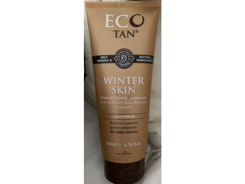 Eco Tan Winter Skin Gradual Tanning Moisturiser, Light/Medium, 6.76 fl oz/200 mL