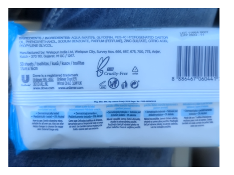 Dove Baby Rich Moisture Wipes, 50 Count, Pack Of 12