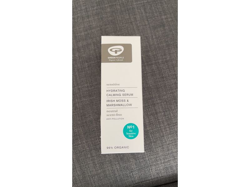 Green People Hydrating Calming Serum, Neutral Scent Free, 1.6 fl oz / 50 ml