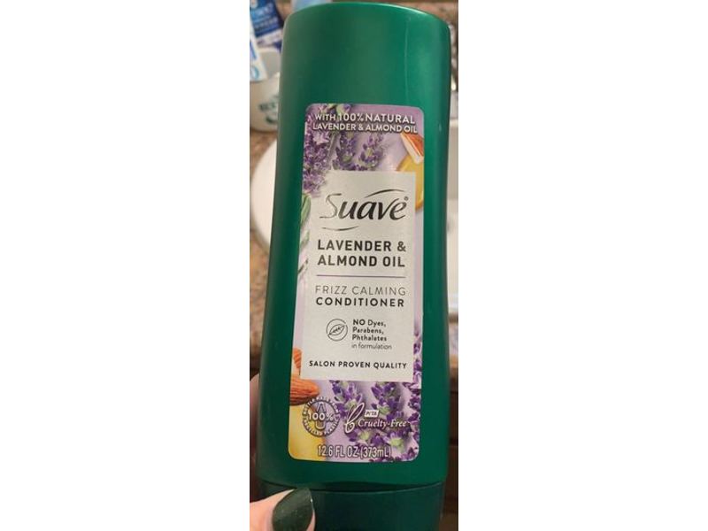 Suave Frizz Calming Conditioner, Lavender & Almond Oil, 12.6 fl oz/373 mL