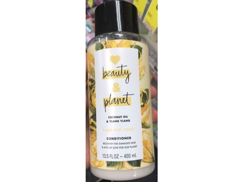 Love Beauty & Planet Hope And Repair Conditioner, Coconut Oil & Ylang Ylang, 13.5 fl oz/400 mL