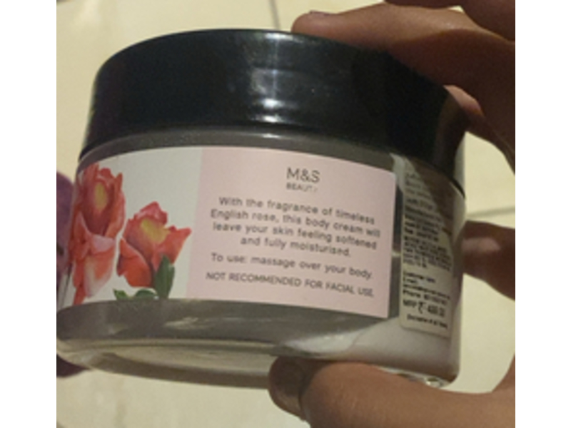 M&S Beauty Moisturizing Body Cream, Rose, 250 mL