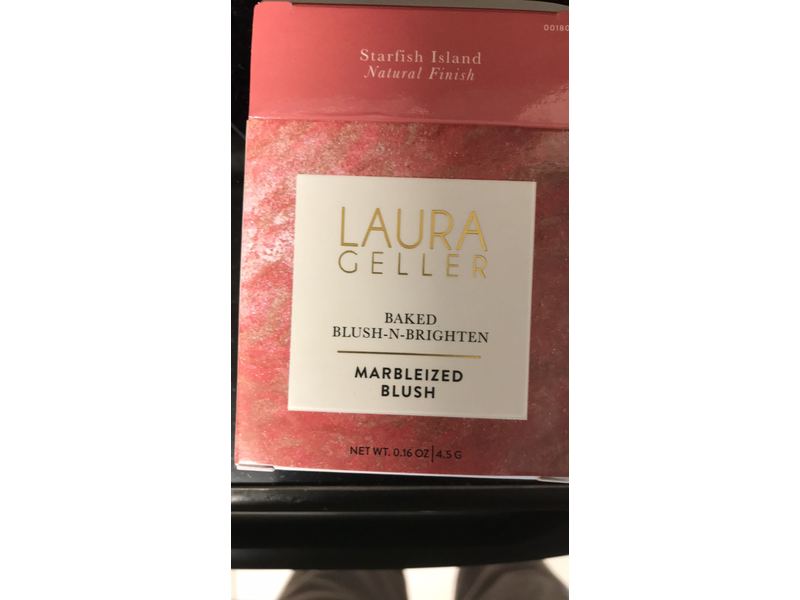 Laura Geller Baked Blush Brighten, Starfish Island Natural Finish, 0.16 oz/4.5 g
