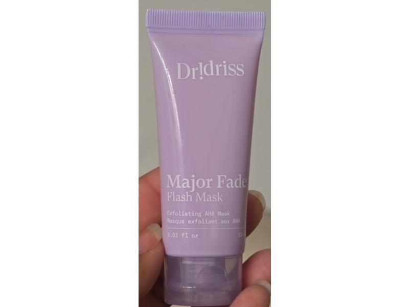 Dr!Driss Major Fade Flash Mask, AHA, 0.51 fl oz/15 mL