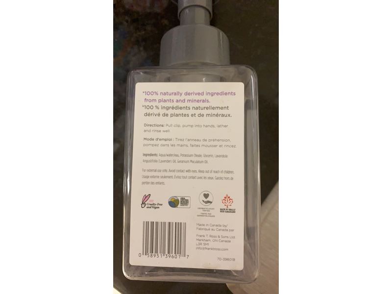 Nature Clean 100% Natural Foaming Hand Soap, Lavender Moon, 14 fl oz