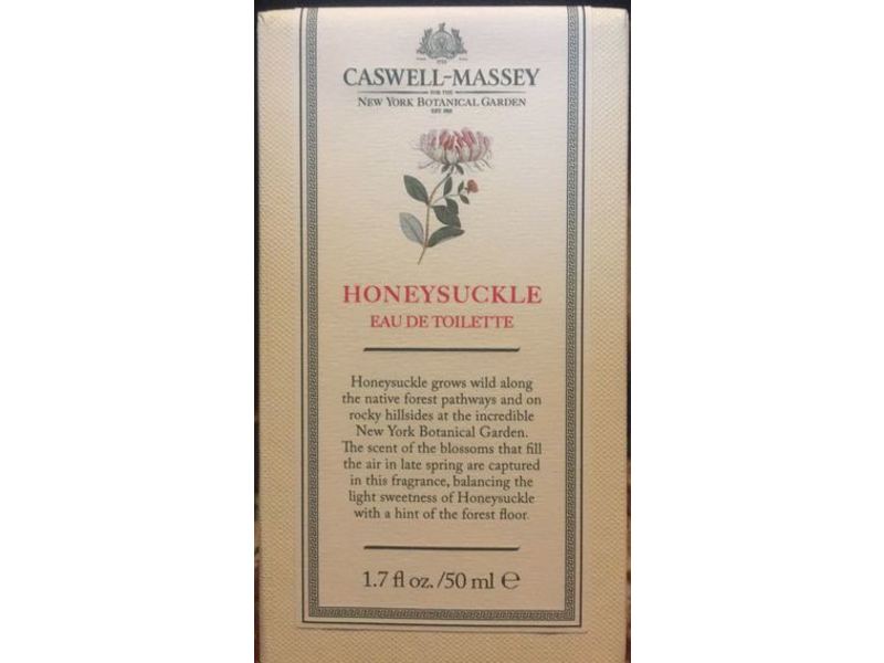 Caswell-Massey Honeysuckle Eau De Toilette, 1.7 fl oz/50 mL