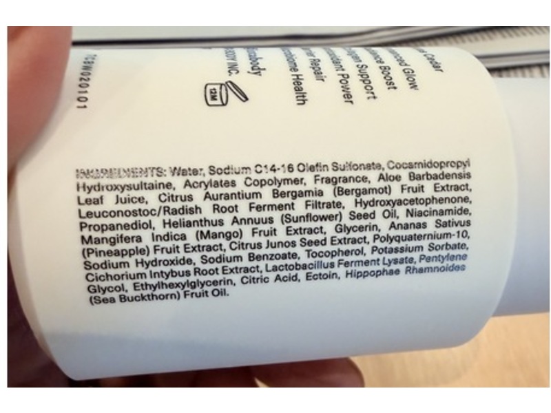 Iota Mandarin Brightening Body Wash, 3 fl oz/90 mL