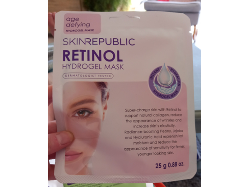 Skin Republic Retinol Hydrogel Mask, 0.88 oz/25 g