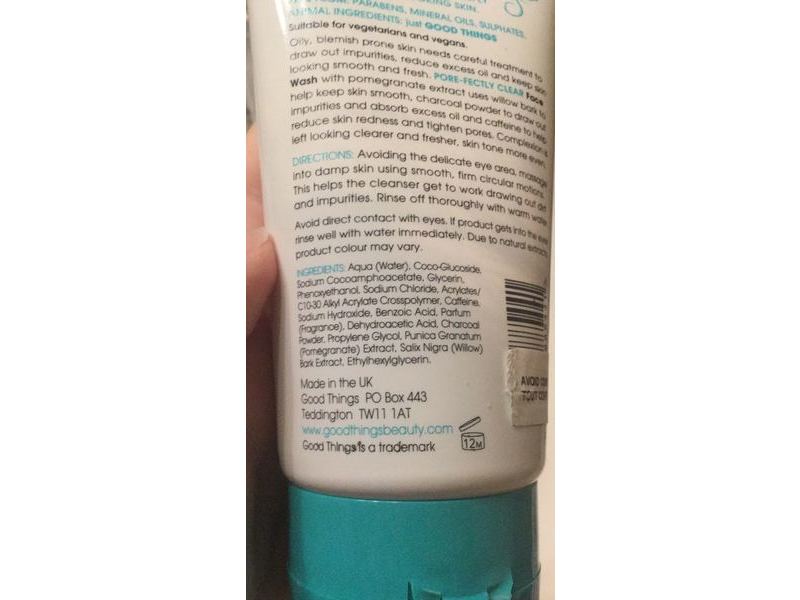 Good Things Pore-Fectly Clear Charcoal Face Wash, 5 fl oz/150 ml
