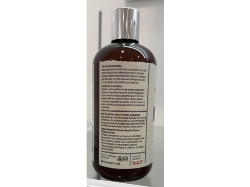 Curlsmith Core Strength Shampoo, 12 fl oz/355mL