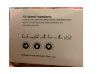 Herb'neden Tea Tree & Turmeric Bar Soap, 4.0 oz - thumbnail 3