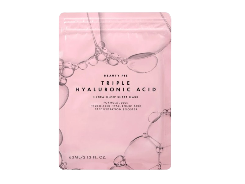 Beauty Pie Triple Hyaluronic Acid Hydra-glow Sheet Mask, 2.13 fl oz/63 mL