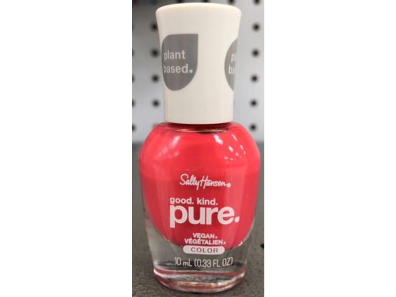 Sally Hansen Good. Kind. Pure. Nail Polish, Vegan Color, 280 Fruity Papaya, 0.33 fl oz/10 mL