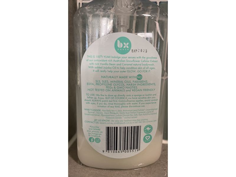 BX Earth You Little Sweetie Replenishing Bodywash, 20.1 fl oz/600 ml