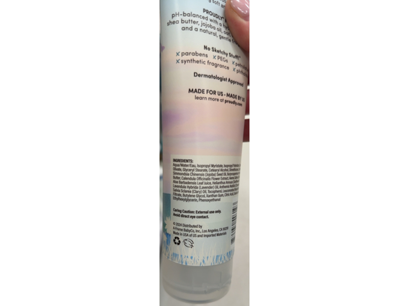 Proudly Hydrating Baby Lotion, Lavender Chamomile, 9 fl oz/266 mL