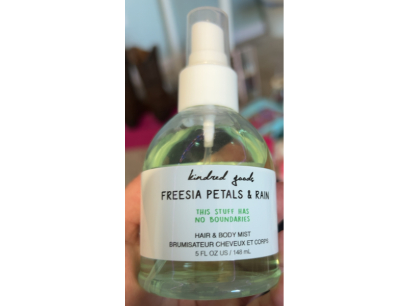 Kindred Goods Hair & Body Mist, Freesia Petals & Rain, 5 fl oz/148 mL