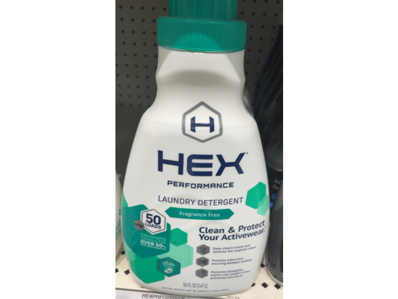 Hex Performance Laundary Detergent, 50 Loads, 50 fl oz/147 L