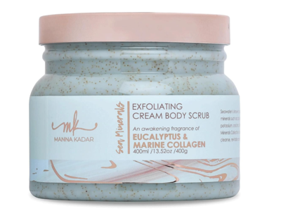 Manna Kadar Exfoliating Cream Body Scrub, 13.5 oz/400 g