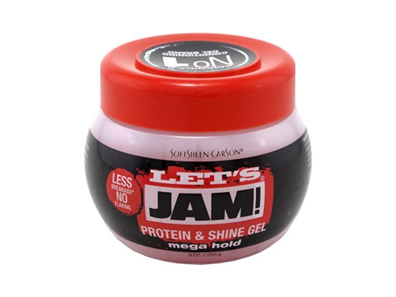 Let's Jam Mega Hold Protein & Shine Gel, Vitamin E, 9 oz/255 g, Pack Of 2