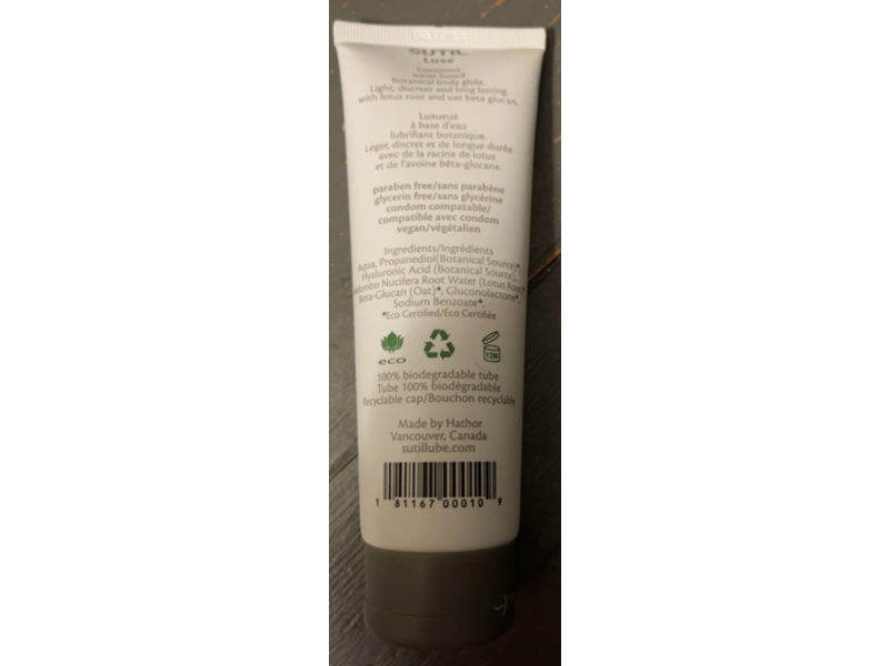 Sutil Luxe Body Glide Lubrifiant Luxe, 4 oz/120 mL