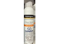 Neutrogena Clear Body Sunscreen Spray, SPF 50 , 5 oz/141 g - thumbnail 2