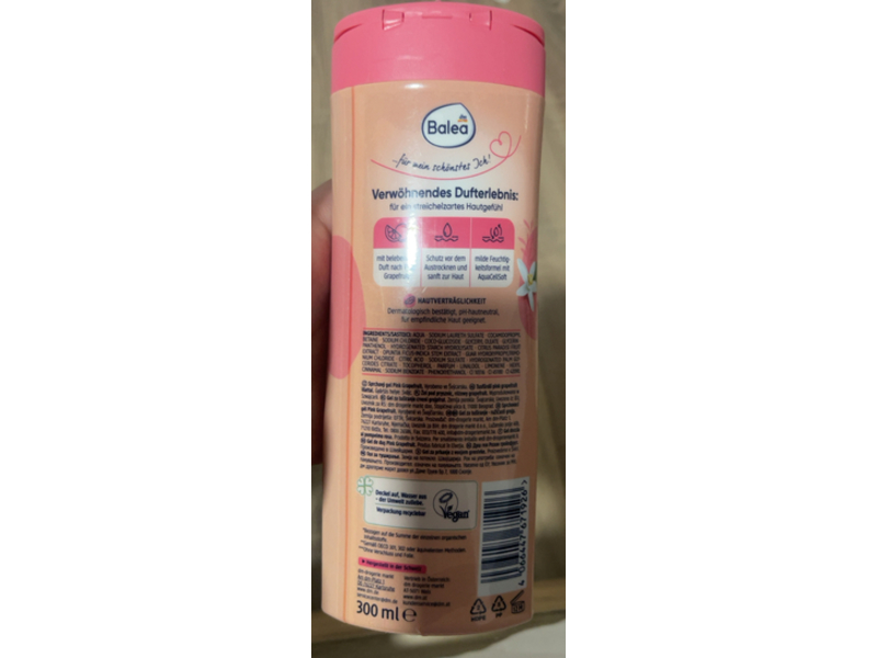 Balea Shower Gel, Pink Grapefruit, 300 mL