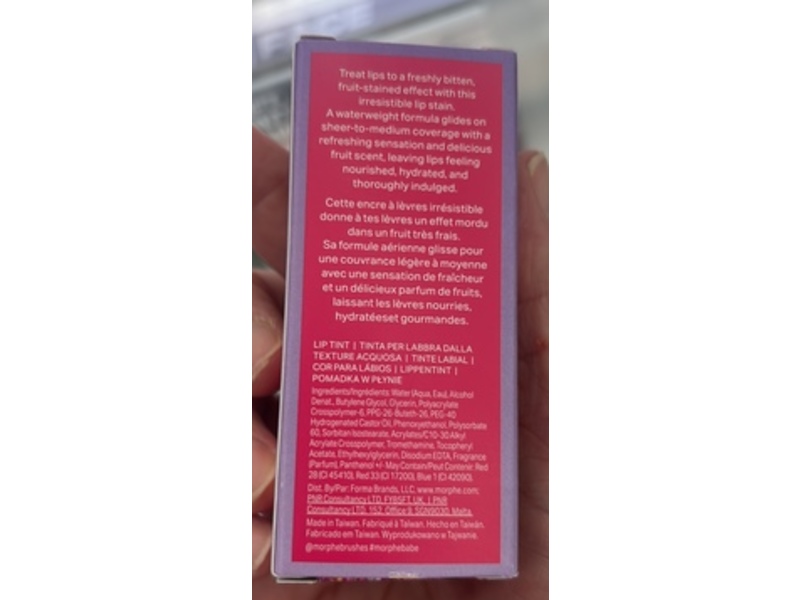 Morphe Forbidden Love Bite Lip Stain, Berry Wild, 0.09 fl oz/2.8 mL