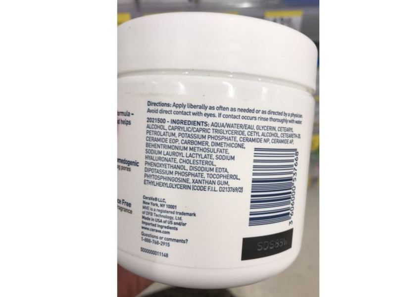 CeraVe Moisturizing Cream, 16 oz/453 g